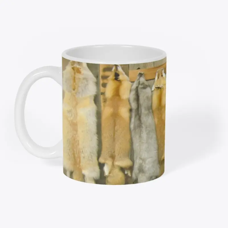 Animal Pelts Hanging Mug